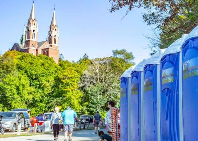 Basic Portable Restrooms at Holy Hill Arts & Crafts Fair