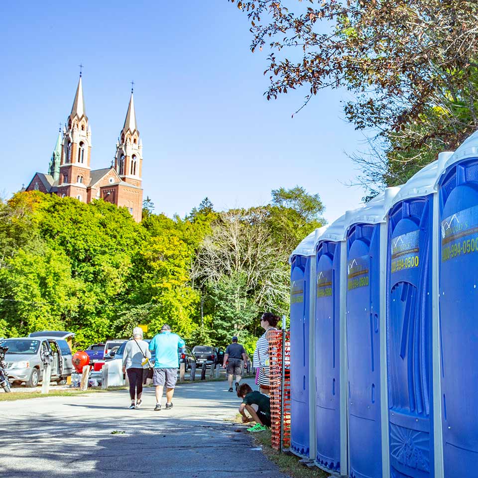 Basic Portable Restrooms at Holy Hill Arts & Crafts Fair